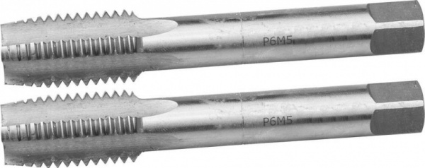 Метчик машинно-ручной Ø M 5 * 0,8 мм комплектный сквозной Р6М5