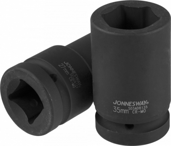 Головка торцевая ударная глубокая 1"DR 36 мм S03AD8136 Jonnesway